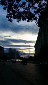 Небе над София