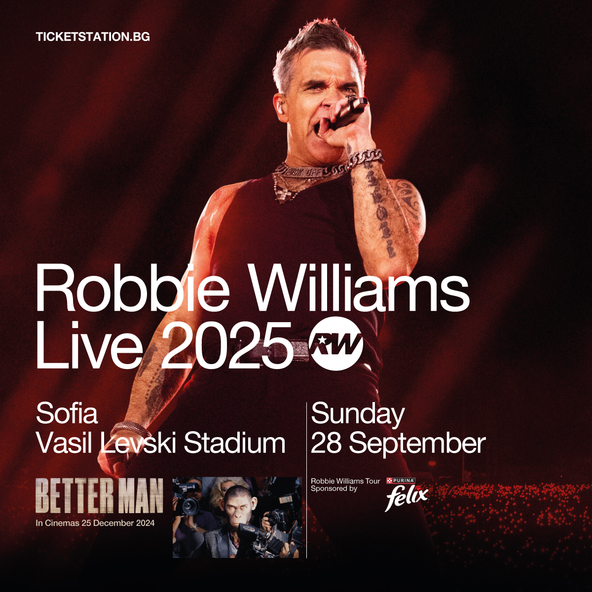 Концерт на Robbie Williams в София